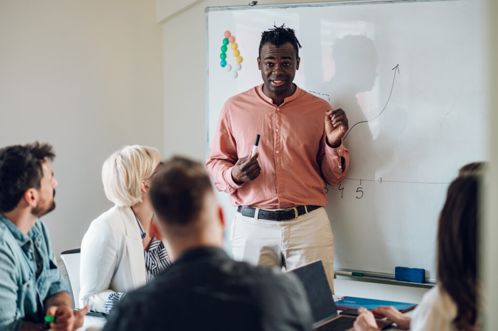 An instructor with a teacher’s sales mindset